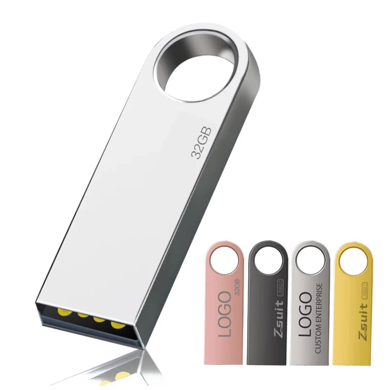 

High speed usb pendrive 2.0/3.0 custom LOGO 8GB 16GB 32GB 64GB 128GB metal usb flash drives, Grey, silver, gold, rose gold
