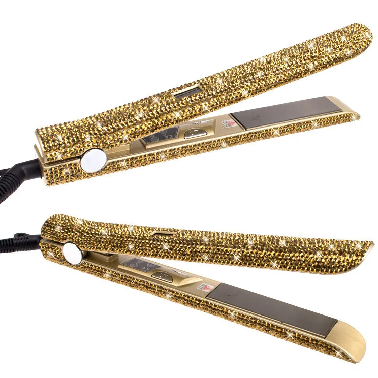 glitter flat iron