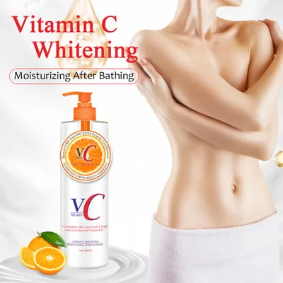 

Ze Light New Arrival Vitamin C Body Lotion Skin Lightening Moisturizing Cream Anti Aging Organic Skin Whitening Body Lotion