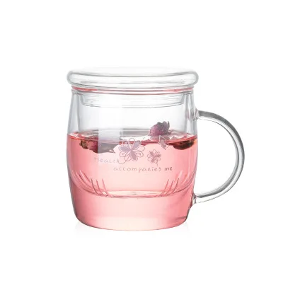 

Exquisite craftsmanship Support customization Perborate glass Heat-resistant tea cup, As the picture shows