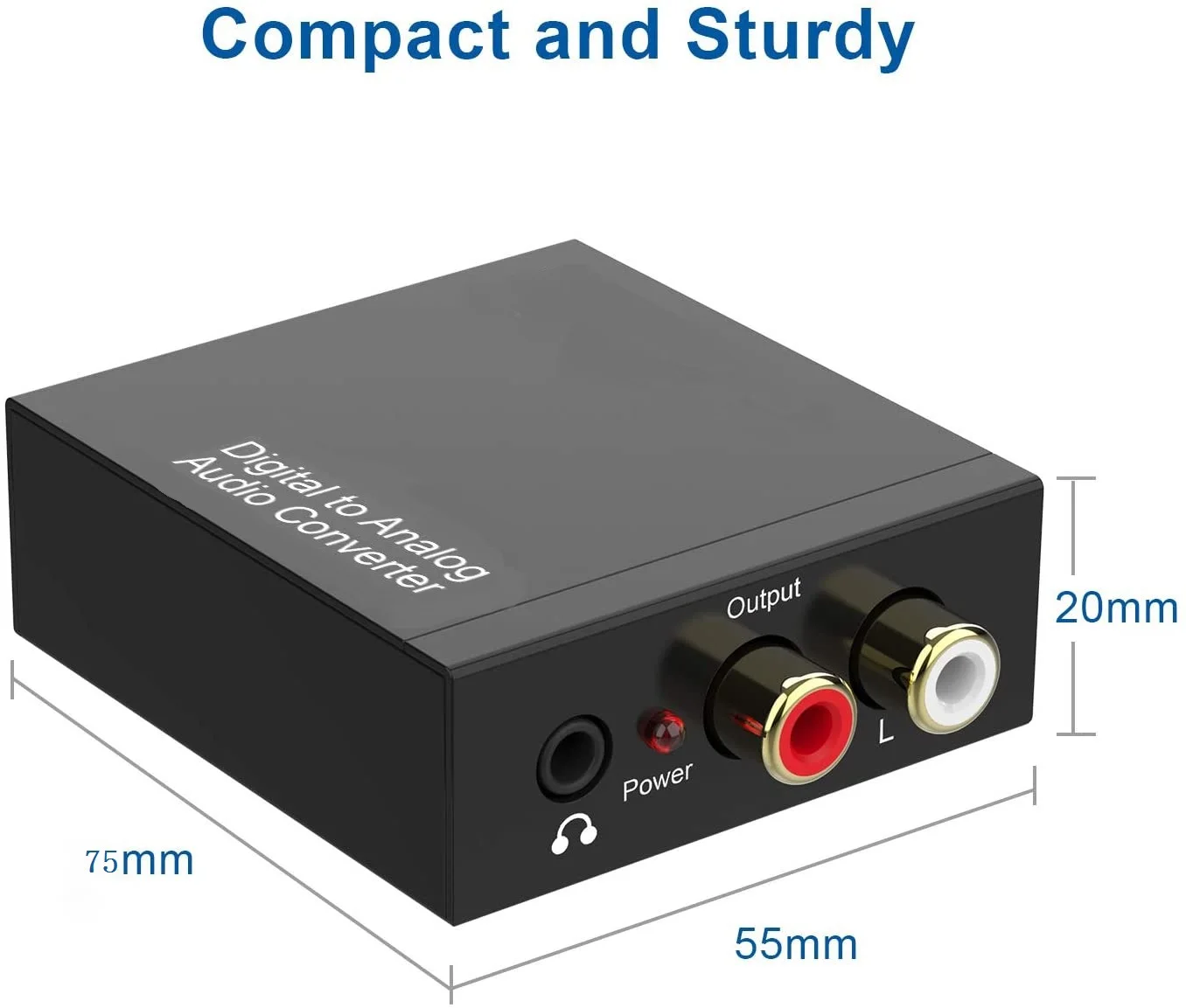 Dac Digitale Spdif Optisch Naar Analoog L/r Rca Converter Toslink