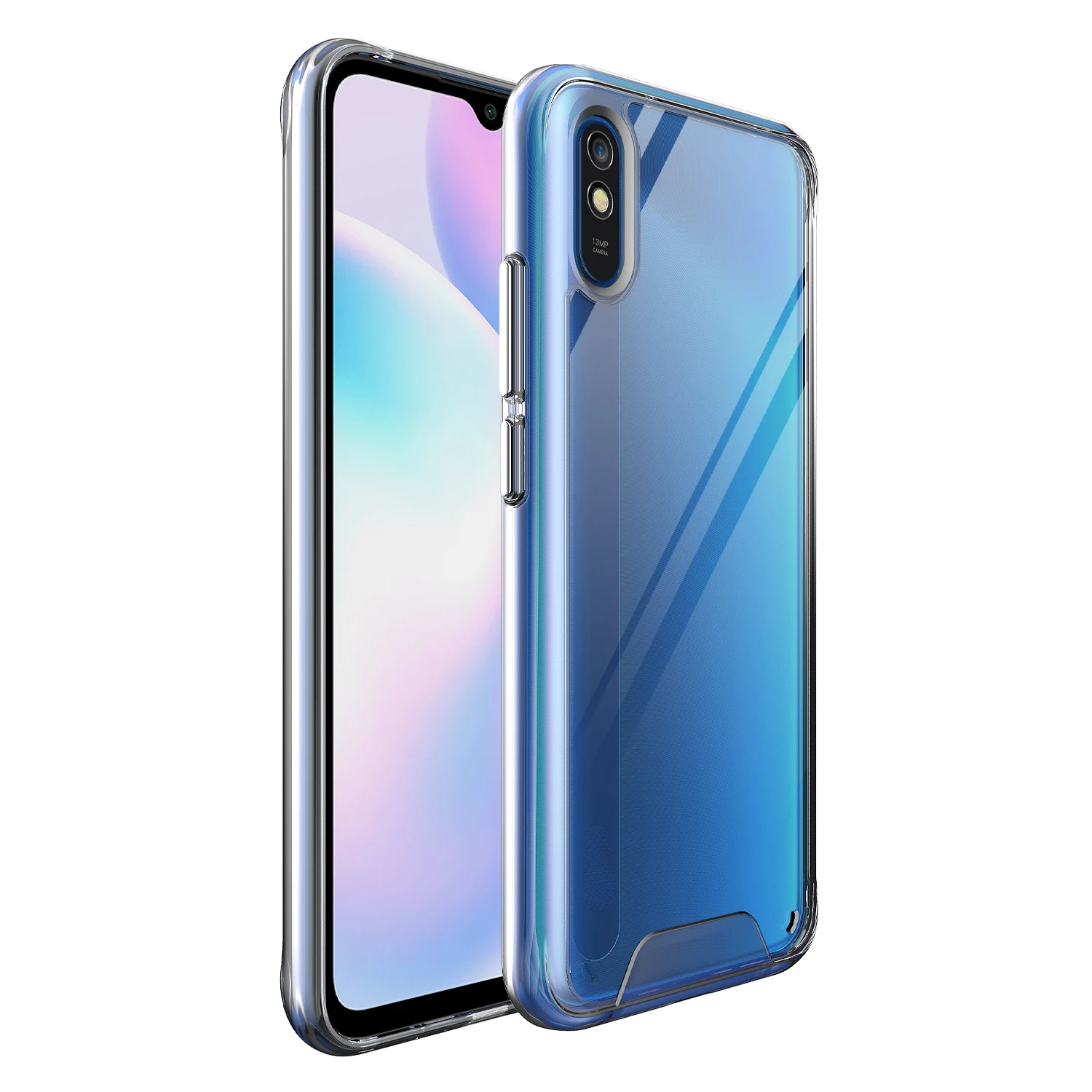 

Wholesale Bulk Shockproof Soft TPU Case For Redmi 9A Clear Color Mobile Phone Case