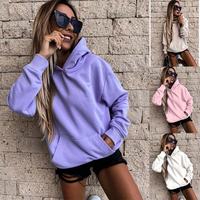 

Wholesale Streetwear Sweatshirts Women Long Sleeves Crop Top Wear Hoodie Clothing Customised Waterproof Embroidered Pullover