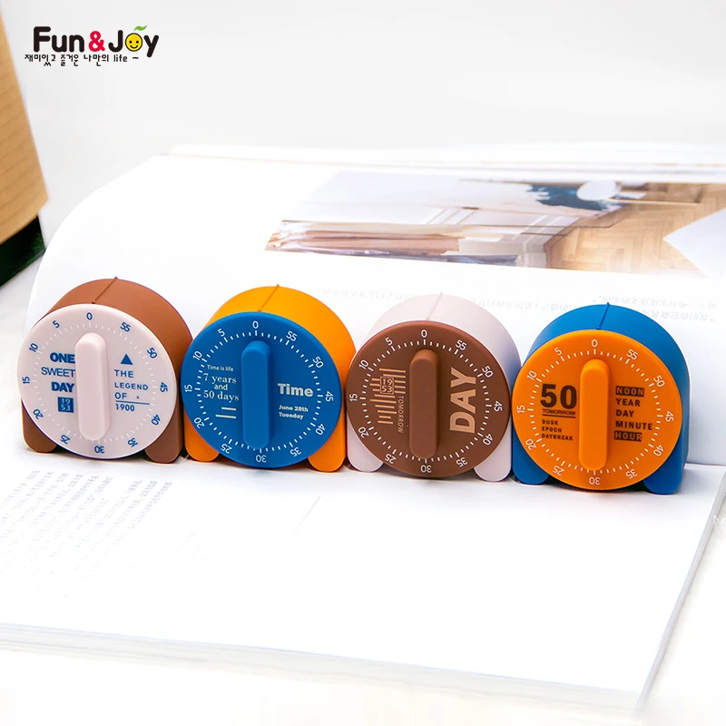 
Student Kitchen Alarm Clock Allocation 60 Minutes Kitchen Mechanical Timer Cube Kitchen Timer 