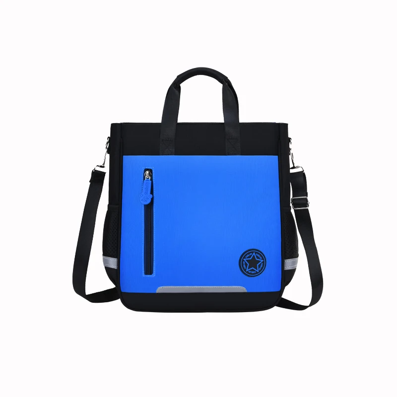 

Factory Wholesale Oxford cloth Student Portable Messenger Single Shoulder Bag Tutor Bag Student Schoolbag, Customized color