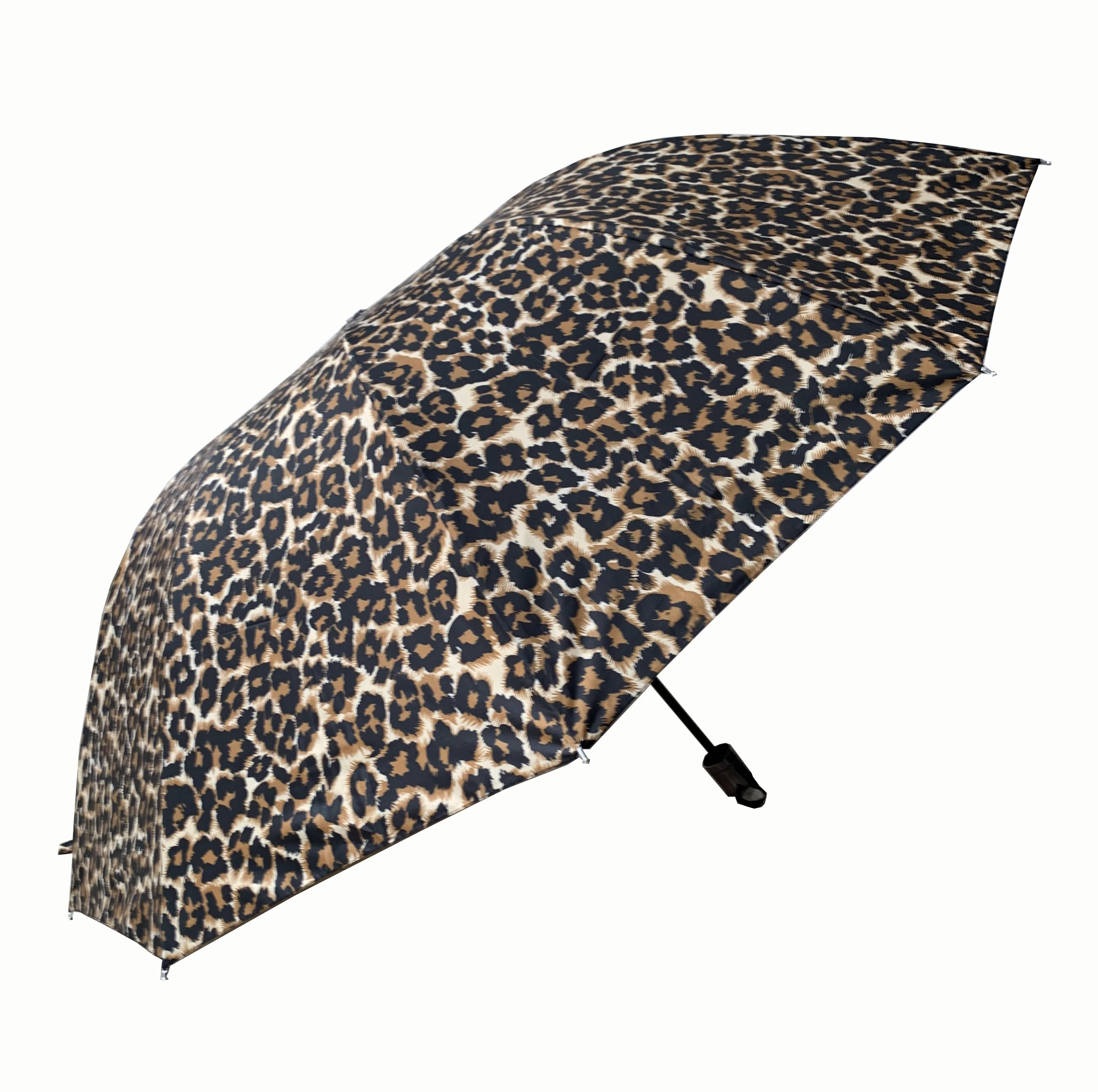 

Folding reverse umbrella manual umbrella leopard print umbrella