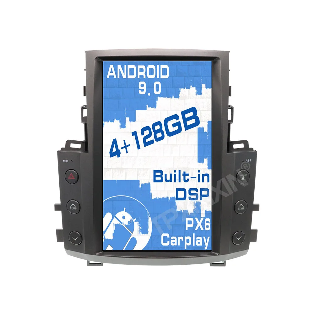 

Android px6 4+128G Carplay For Lexus LX570 2007-2015 Car radio 2 din GPS Unit Auto Audio Stereo Radio Recorder