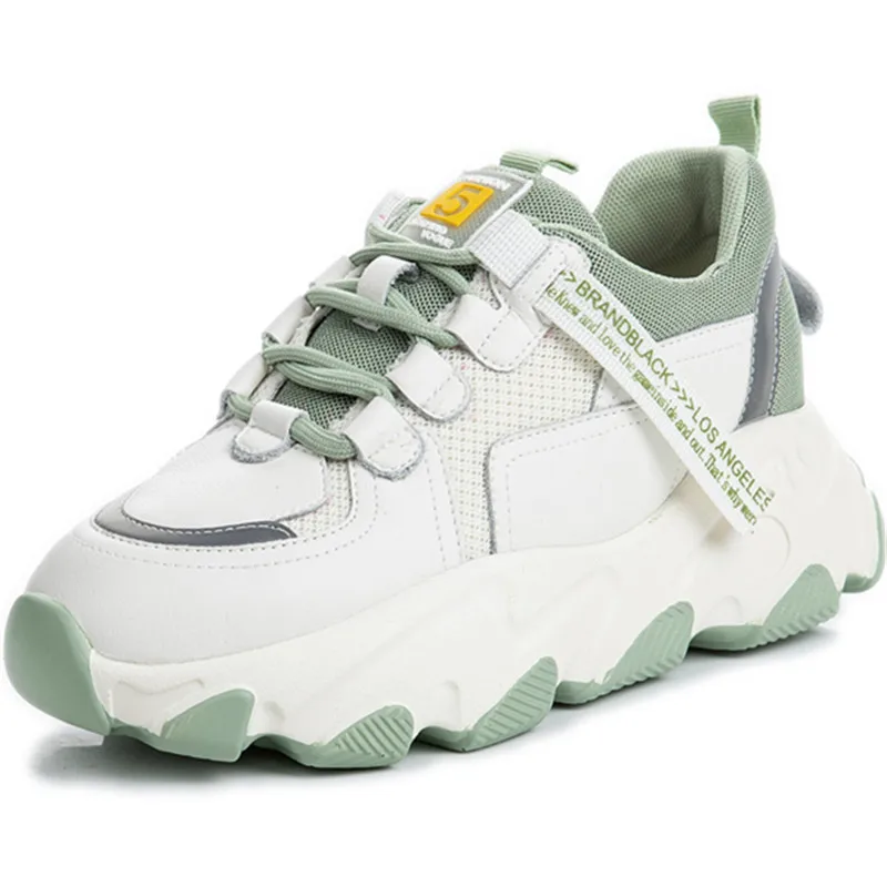 

Dropshipping Hot Sale Breathable Chunky Sneakers Women's Platform Shoes Best Quality Comfortable Casual Footwear for Female