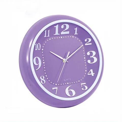 High quality quartz modern 3d customized digital plastic wall clock