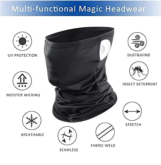 
Hot Sales Magic Face Cover Scarf Dust Wind Bandana Balaclava Headwear for Fishing Hiking Cycling 