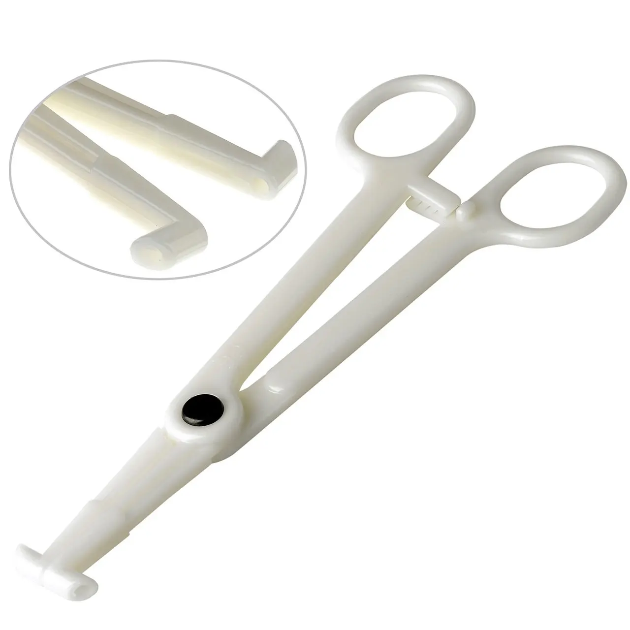 

Plastic Disposable Septum Forceps Piercing Tool Piercing Supply for Nose/Tongue (Nose Septum Forceps)