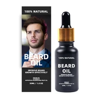 

MOQ 50 OEM Customized Natural Fragrance Beard Nourishing And Moisturizing Organic Beard Growth Oil