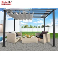 

Modern Patio Roof Outdoor Furniture Pergola Aluminum Kits