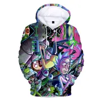 

Rick And Morty 3D printing hoodie xxxxl plus size hip hop hoodie
