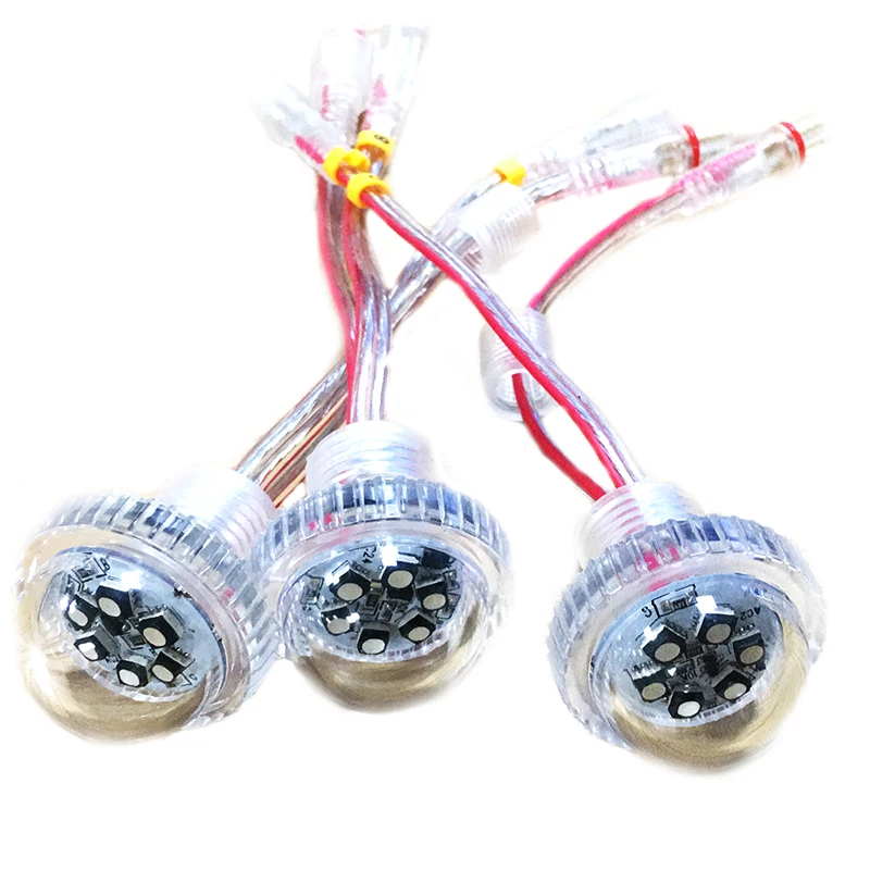 hot sale 26mm AC24v auto program rgb amusement cabochon funfair amusement rides lights.jpg