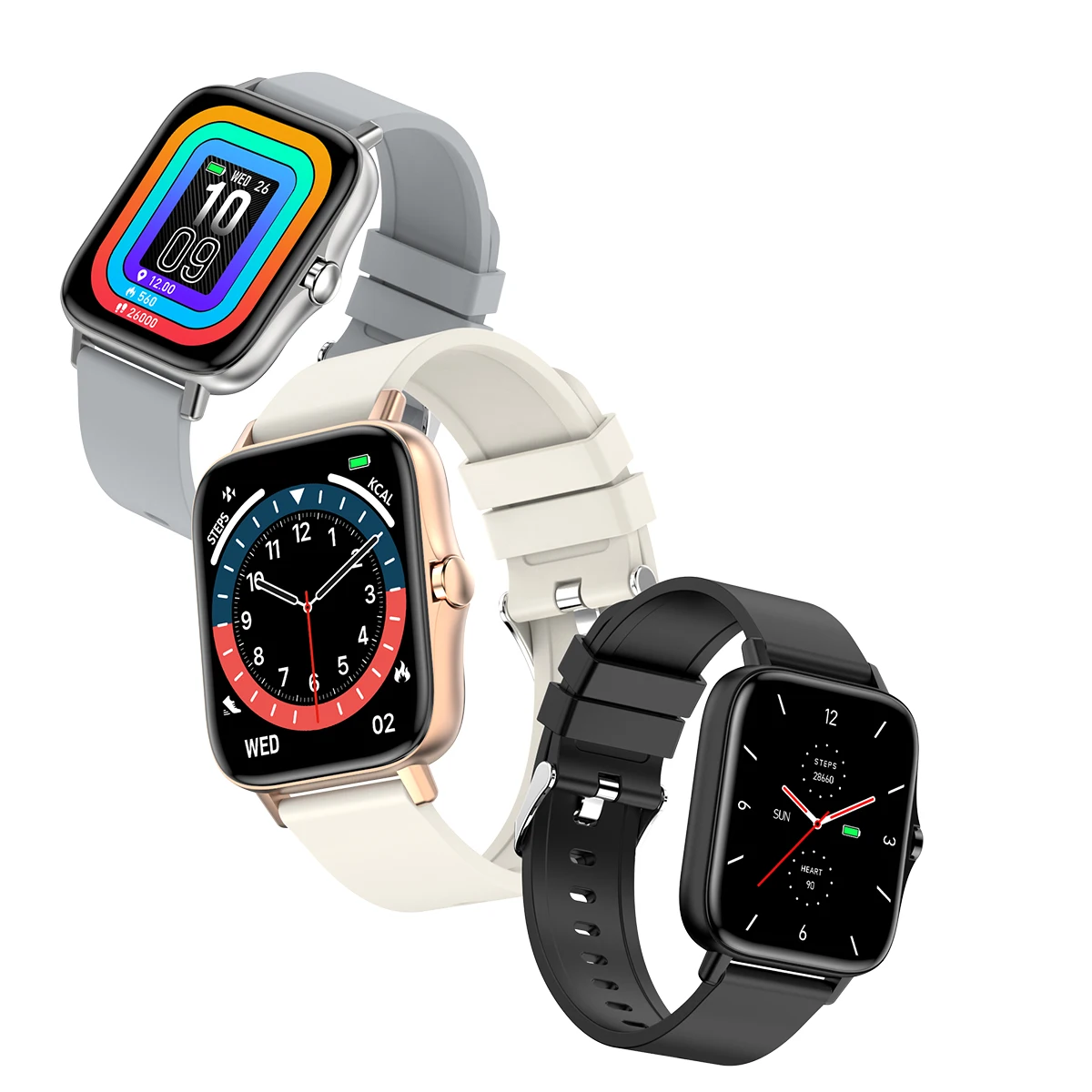

Smart Wristwatch T42 Big Screen BT Call Heart Rate Fitness Tracker Customized Watch Dial Face