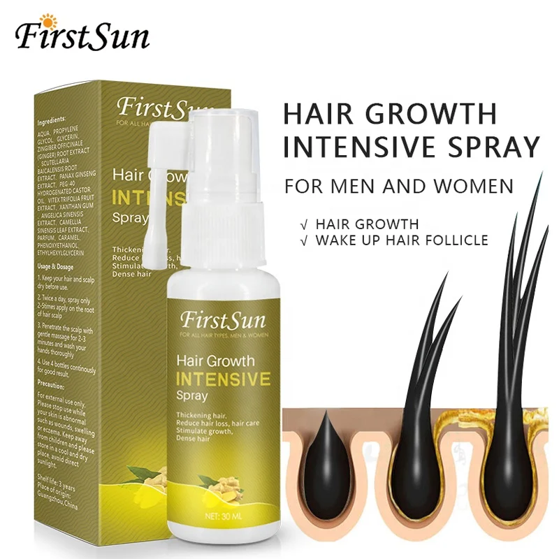 

Private Label Promote hair growth spray stop hair loss hair growth spray permanent for men and women