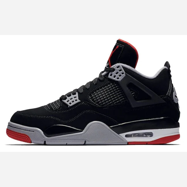

4 Retro Bred men women sneakers fashion casual sports shoes basketball shoes
