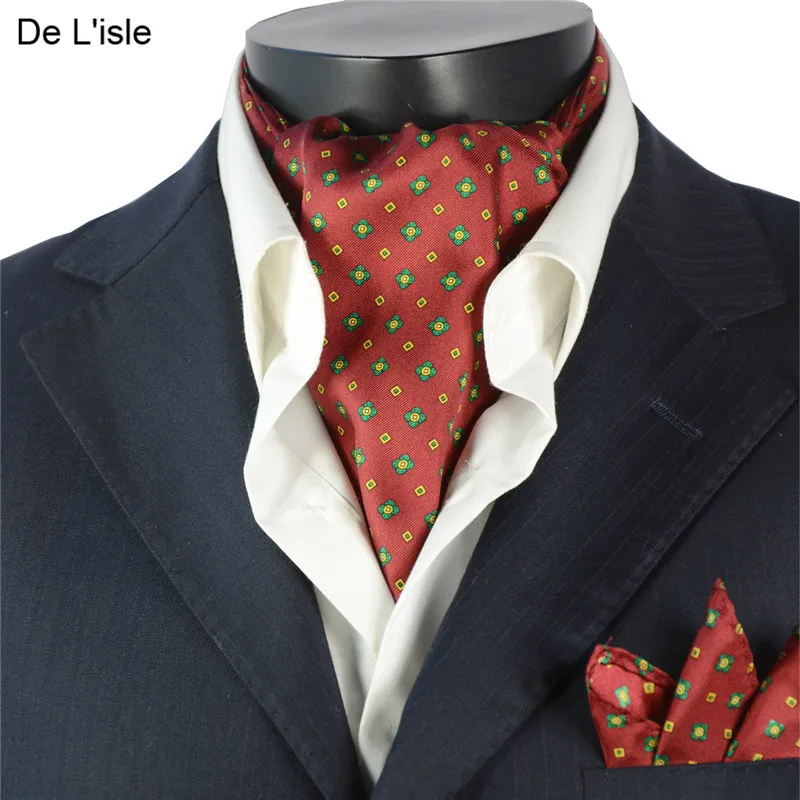 
OEM Mens Handsome 100% Silk Designer Cravat 