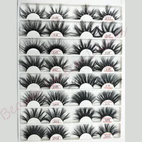 

Bqueen wholesale mink eyelash 25mm mink eyelash lshes mink lahes vendors custom eyelash packaging box with Daily makeup