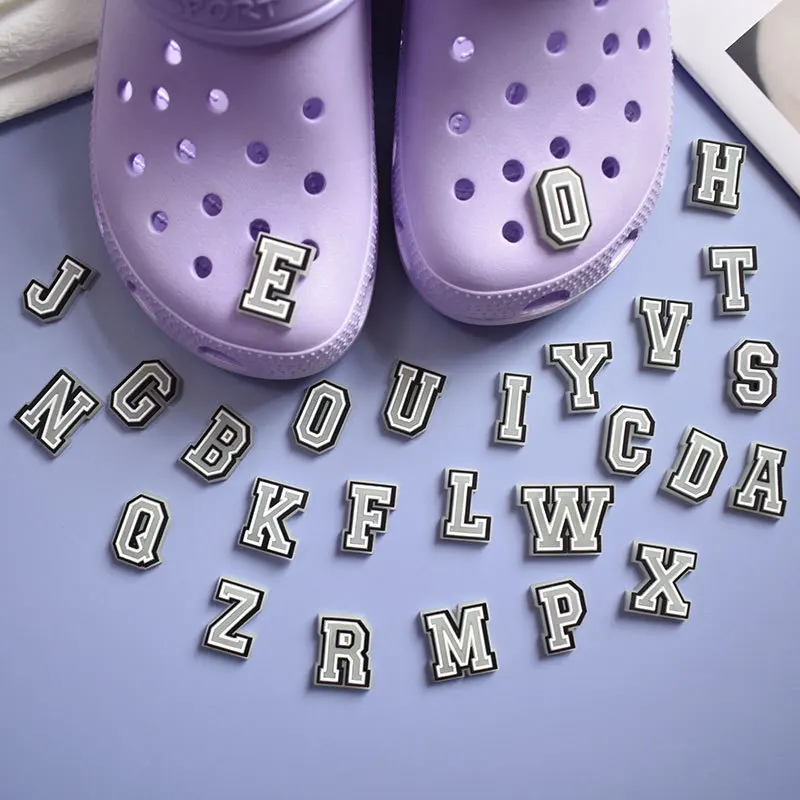 

Fashion Hole Shoes Decoration Accessories Diy Luminous Letters Shoe Buckle Ornaments Accessories