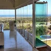 Aluminium alloy hot sale Miami Dade county hurricane impact folding door with key