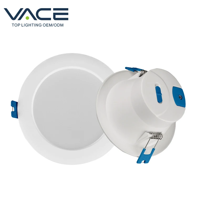 VACE Best Price Indoor Decoration AU Plug Round Plastic Recessed Mounted 6w 9w Led Down Light