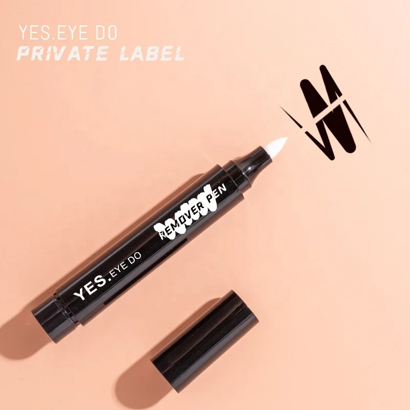 

Make-up Remover Cleaning Soft Brush Gentle Clean Eyeliner Liquid Remover Easy Use Fast Dry Private Label Custom Logo Vegan, Clear
