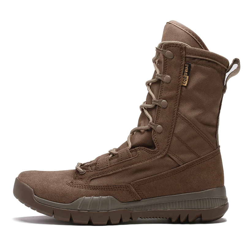 

2021 new products vintage desert men's army swat boots american combat mountain tactical military boots for men