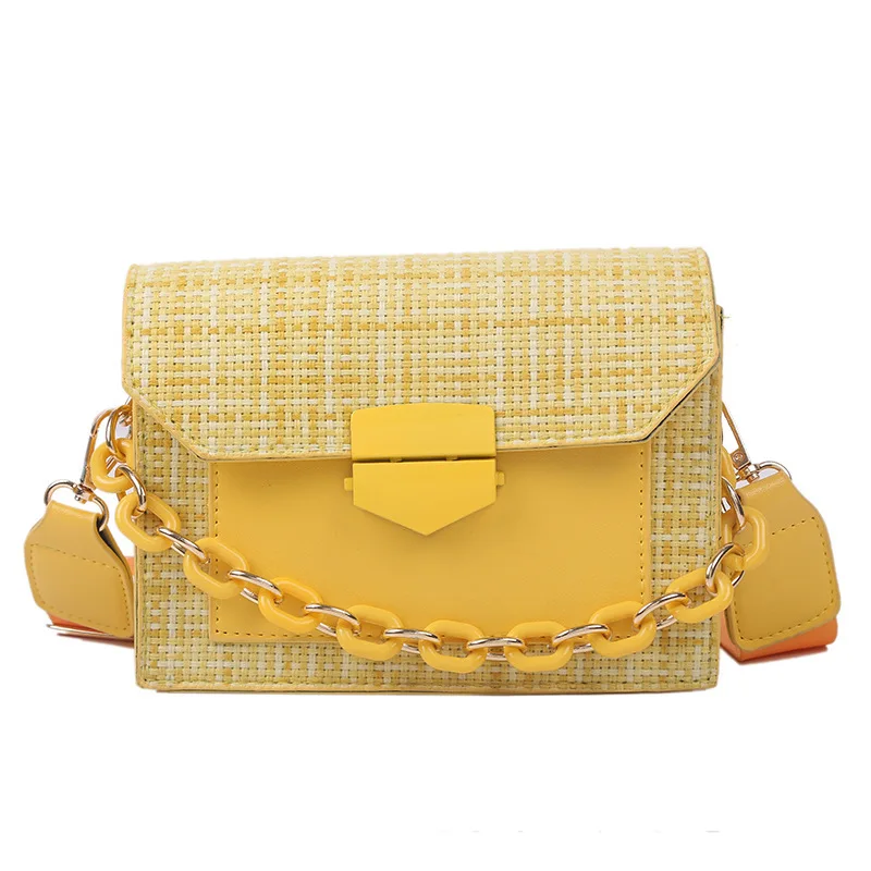 

2021 wholesale ladies popular woven crossbody bag cute shoulder handbag, Customized color