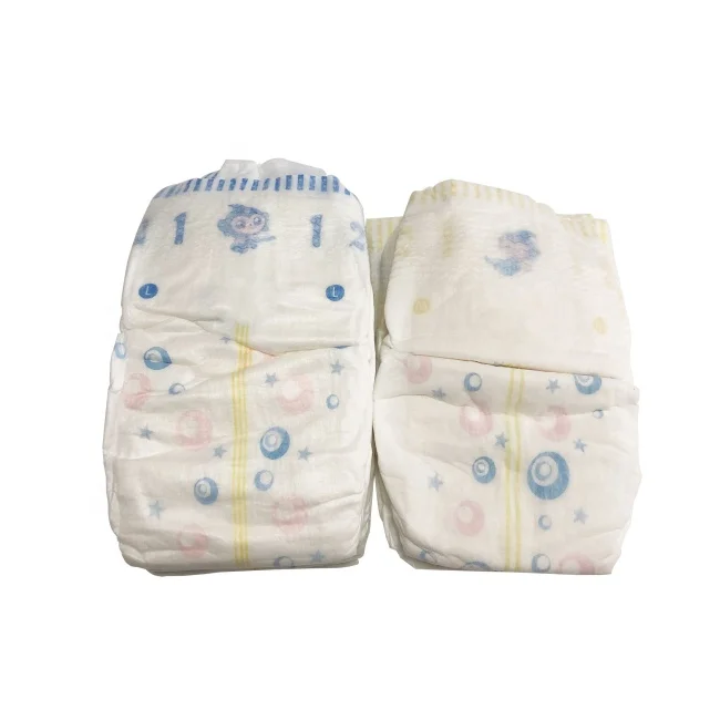 

S / M / L / XL disposable rejected grade B baby diapers by 50 pieces in stocklots, Colorful printed