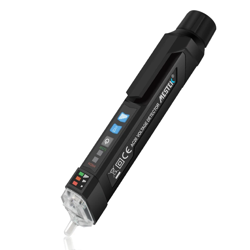 

MESTEK Tested by Intertek Non-contact Multi-function Digital Display Voltage Tester Test Pen for Car voltage tester screwdriver