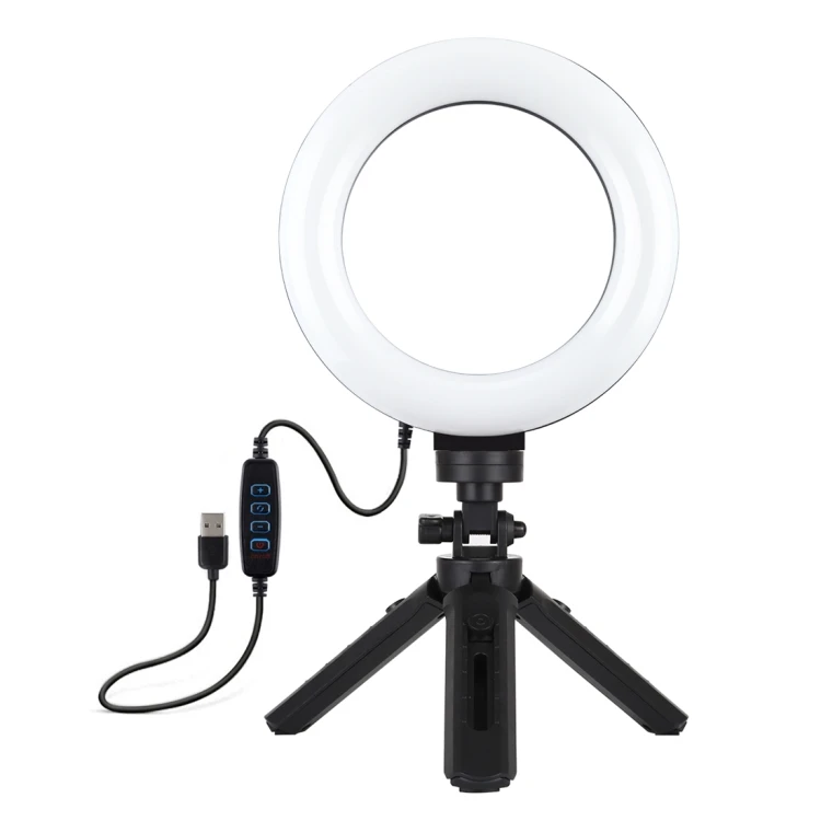 

Puluz USB Powered Dimmable Selfie Phone Ring Light + Pocket Tripod Mount Kit