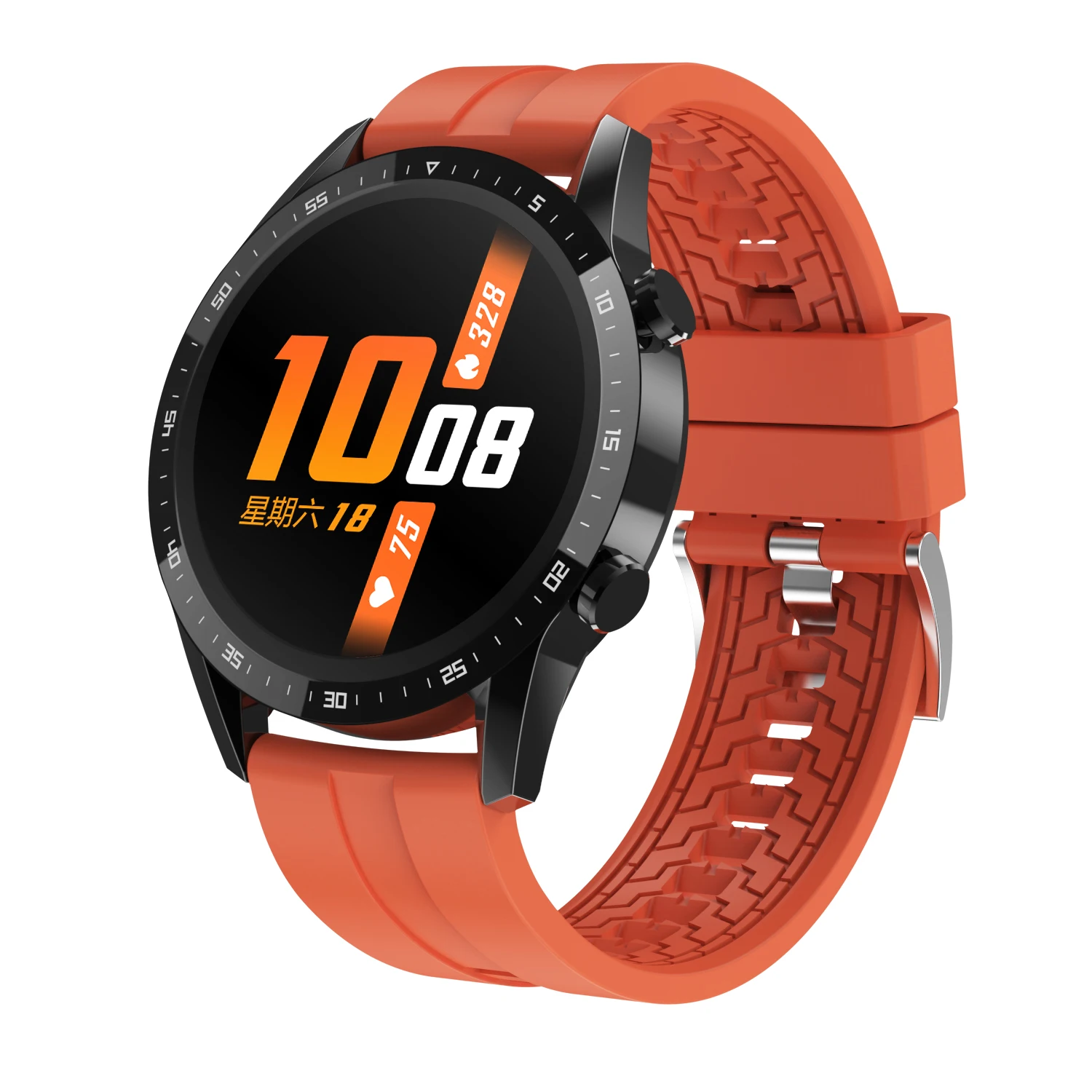 

2021 smart watch T30 PK L13 With ip67 Waterproof Blood oxygen Heart Rate Monitor For Shipping Boxes Custom Logo