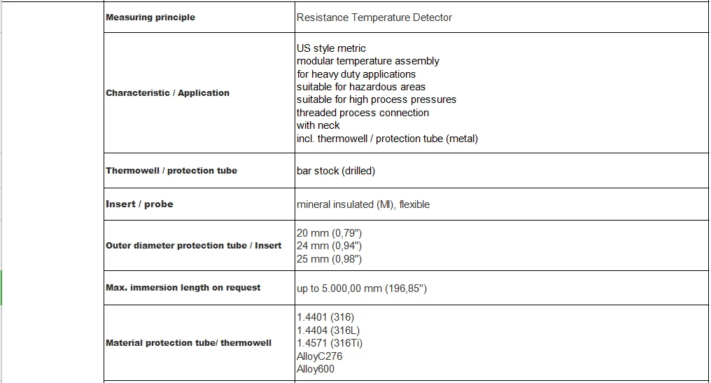 TR66 Explosion-Proof Pt100 Thermometer for Oil & Gas
