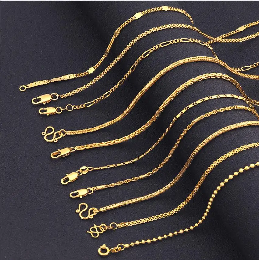 2MM Wedding chain 24K Gold Pla