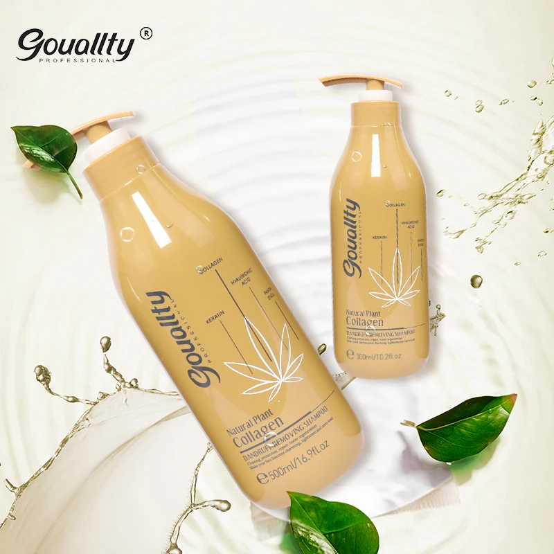 

Anti-dandruff Gouallty Hair Shampoo in High Quality 800ml, Yellow