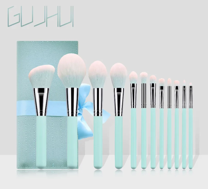 

12PCS Makeup Brushes Set Powder Foundation Eyeshadow Blusher Professional Beauty Make up brush Cosmetic Tool With Bag