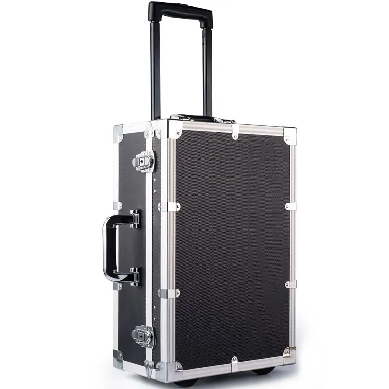 Professional Custom Easy Carrying Aluminum Case With Wheels And Handle
