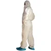 Cleanroom Suit Clothing Protective Disposable Work Wear Uniform Worker Garments Impervious Lab Coats Wholesale Sms Coverall