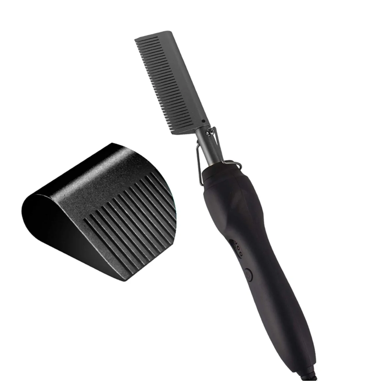 

metal electric straight iron mini titanium heat pressing custom hair hot comb