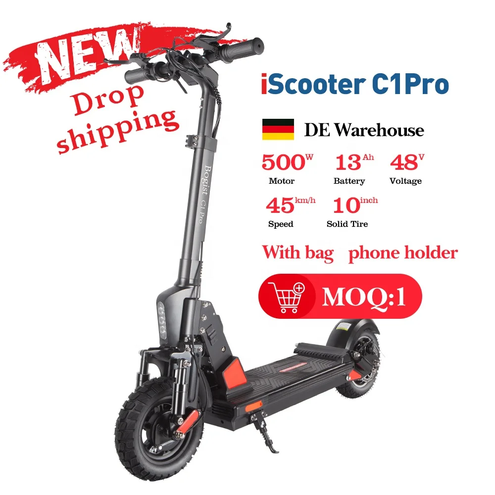 

13ah 45kmh 500w C1pro fast electric scooter self-balancing eu warehouse adult electric scooters