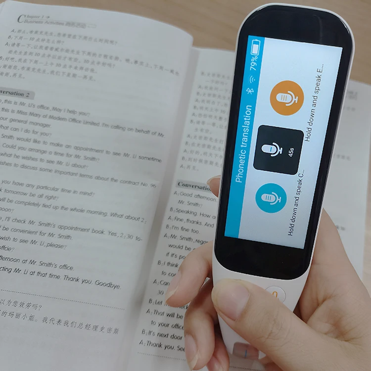 

Portable Pen 3.46 inch Education Technology Translation of Pen Into Spanish Exam Reader Voice Grammar Pencils Translating Pen