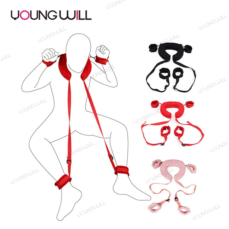 

BDSM Set Sex Product Erotic Toy for Adult BDSM Sex Bondage Handcuffs Flirting Toys Hand Foot Fixed Position Sex Toys for Couples