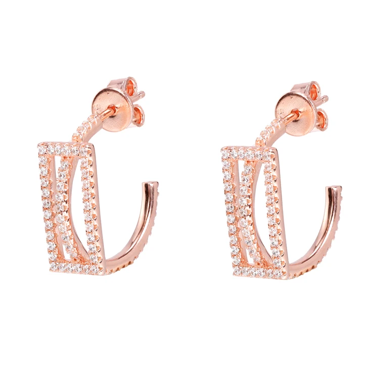 

Wholesale DIY jewelry customk women gold plated luxury earrings