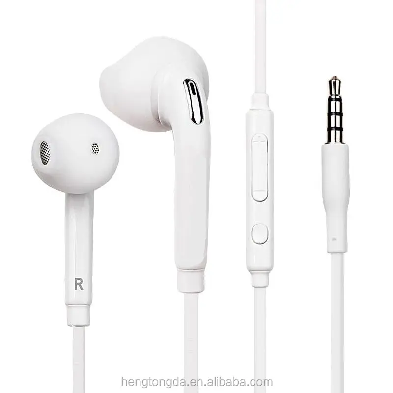 

wholesale Hot S6 Earphone headset in ear J5 handsfree EG920 headphone for Samsung galaxy s6 S7 earphones, Black white