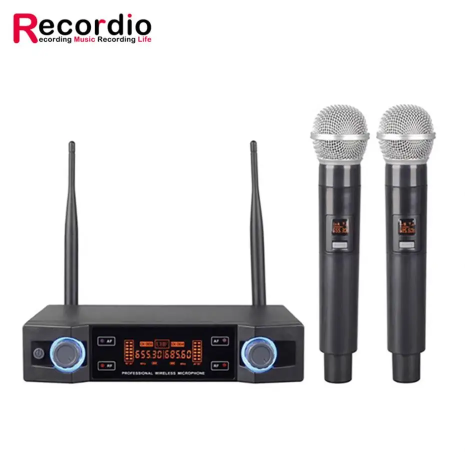 

GAW-V744 Good Selling Wireless Conference Microphone System For Wholesales, Silver&black