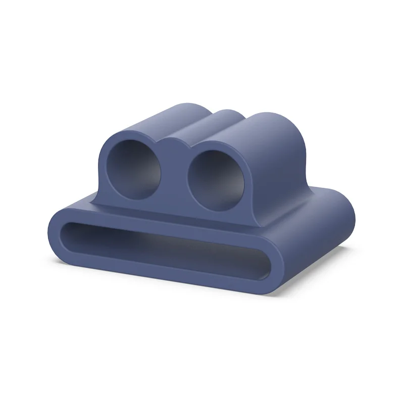 

Hot sale Anti-Lost Silicone smart watch strap holder For Airpods, White ,black ,green ,blue ,pink