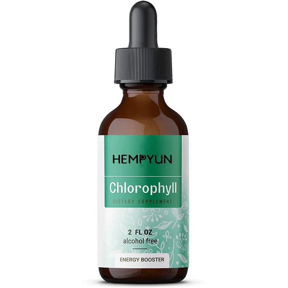 

Hot Sell Chlorophyll Liquid Drops Alcohol & Gluten Free Liquid Chlorophyll Energy Supplement, Immune Support, Natural Deodorant, Green