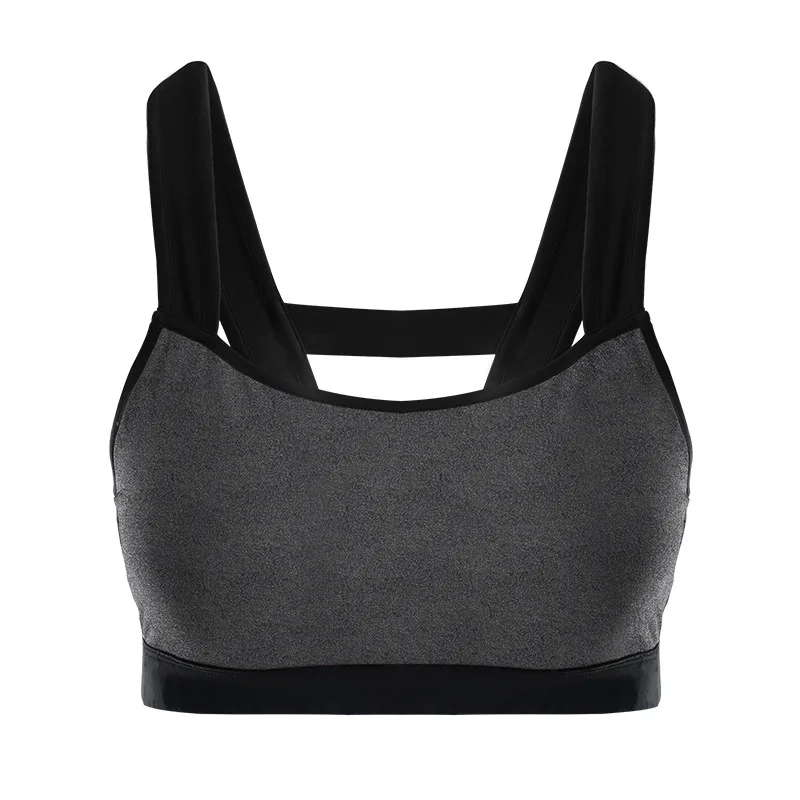 

Fashion Wireless Supportive Halter Top Custom Logo Gym Ladies Yoga Seamless Custom High Impact Sports Bra